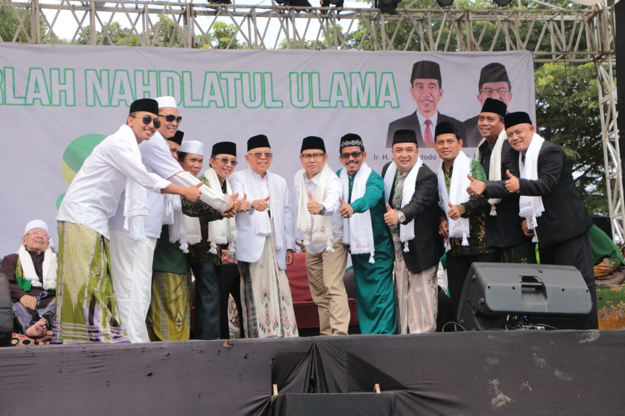  Ma’ruf Hadiri HUT NU di Cianjur Bareng Cak Imin: Jokowi Cinta Kiai