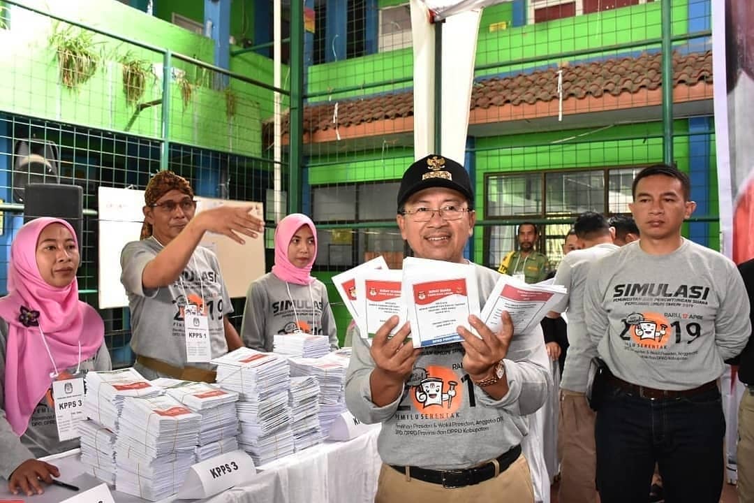  KPU Cianjur Gelar Simulasi Pemilu 2019