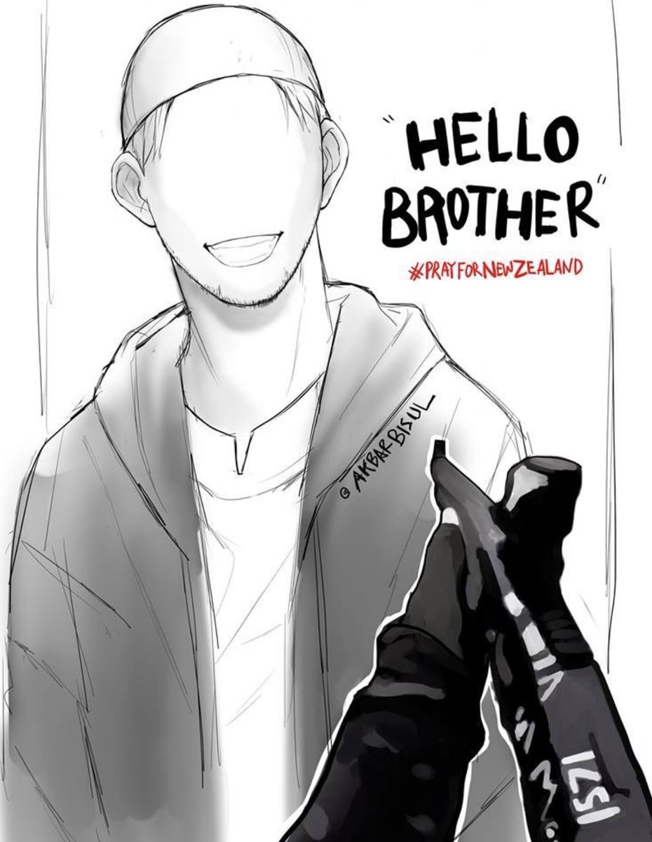  ‘Hello, Brother’, Kata-kata Terakhir Korban Teror Masjid New Zealand Jadi Viral
