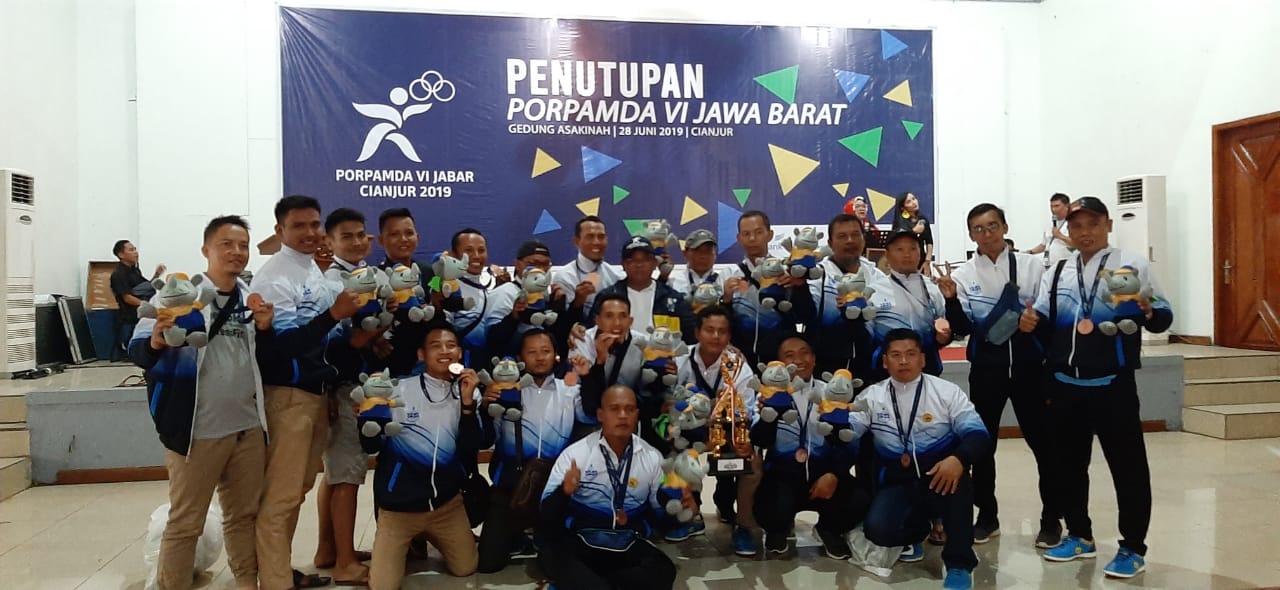  Kabupaten Bandung Juara Umum PORPAMDA VI