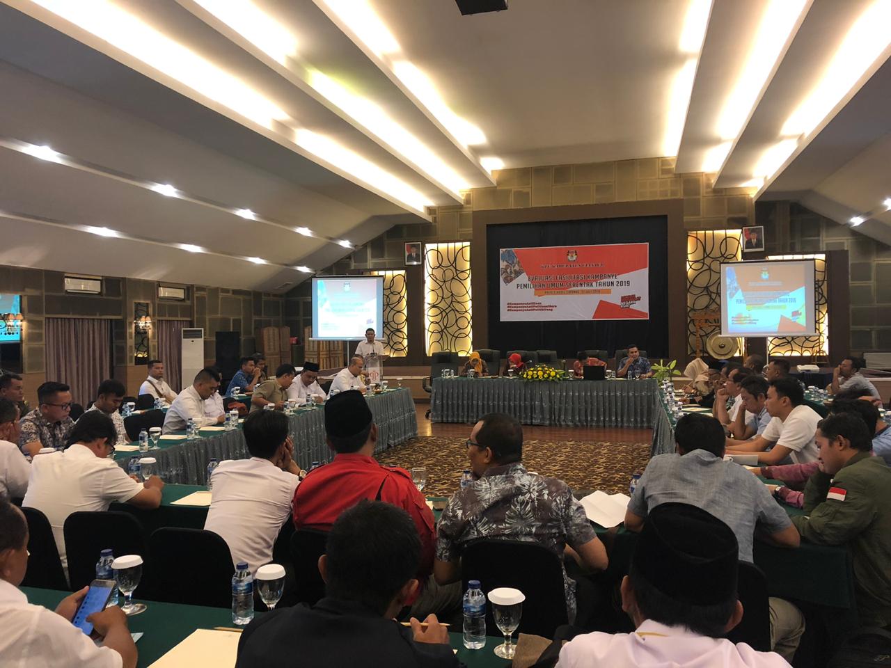  KPU Cianjur Laksanakan Evaluasi Fasilitas Kampanye Pemilihan Umum 2019