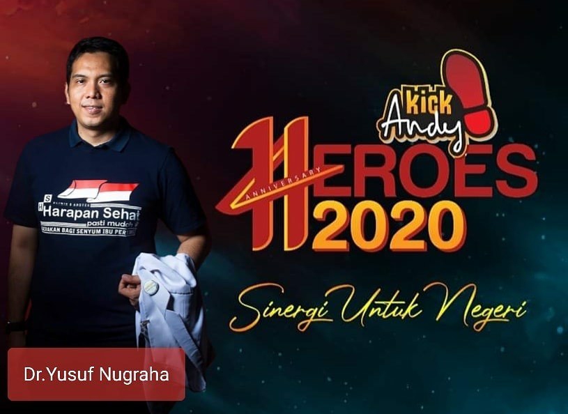  Dr Yusuf Nugraha Masuk Nominasi Kick Andy Heroes 2020