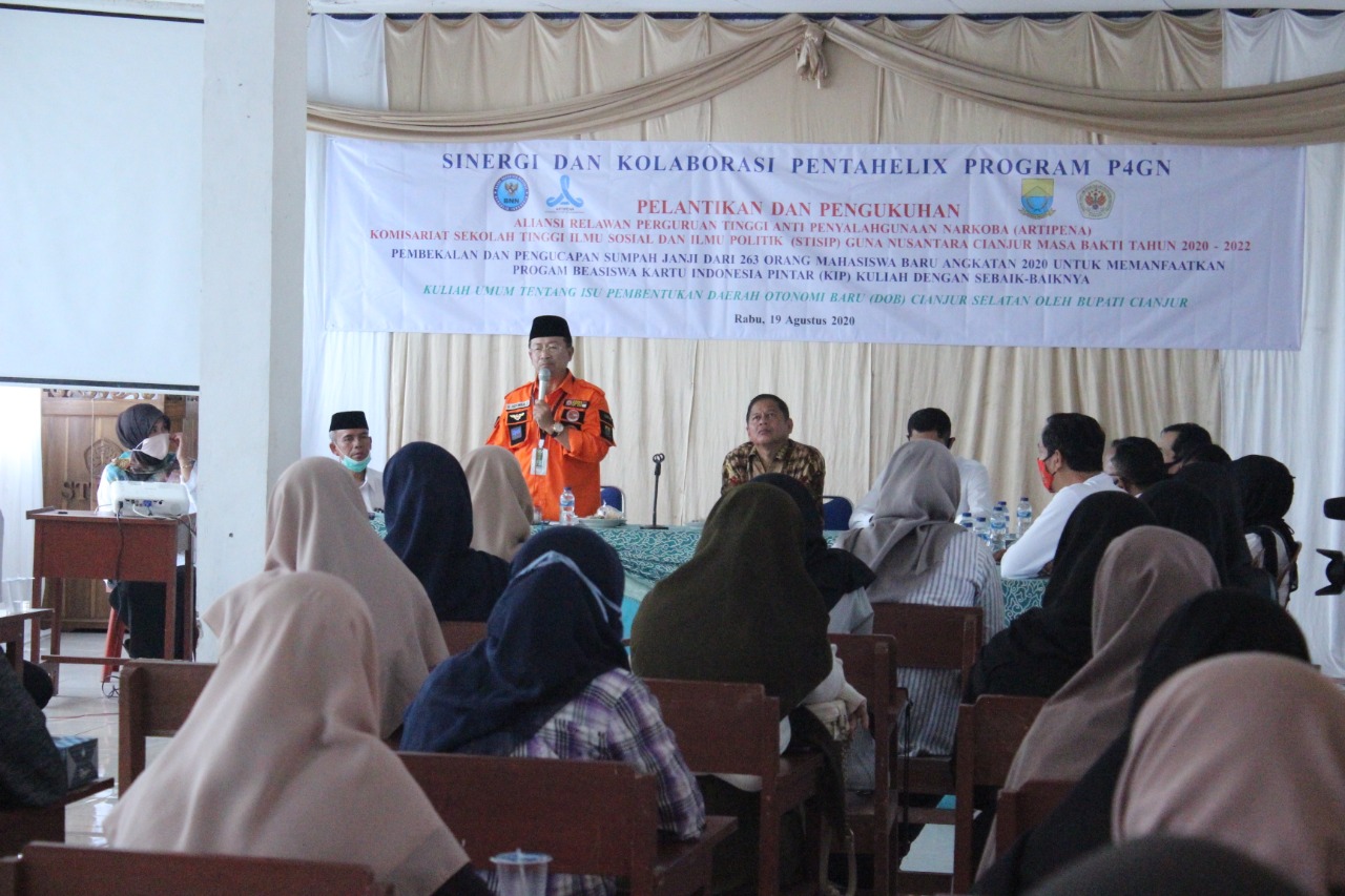  Ratusan Mahasiswa Baru STISIP Guna Nusantara Cianjur Dapat Program KIP