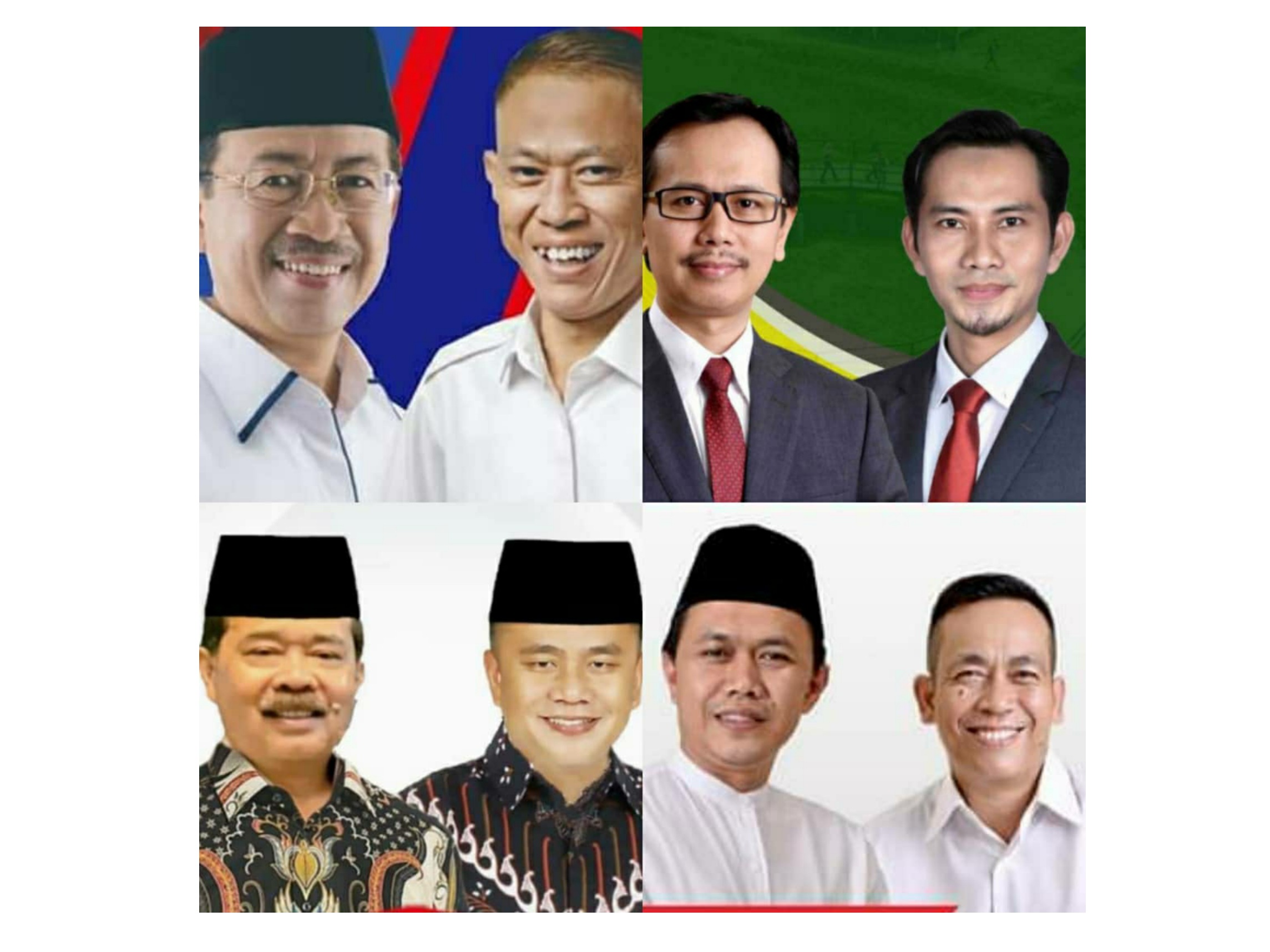  Inilah 4 Pasangan Kandidat Bakal Calon Bupati Wakil Bupati Cianjur 2020-2025