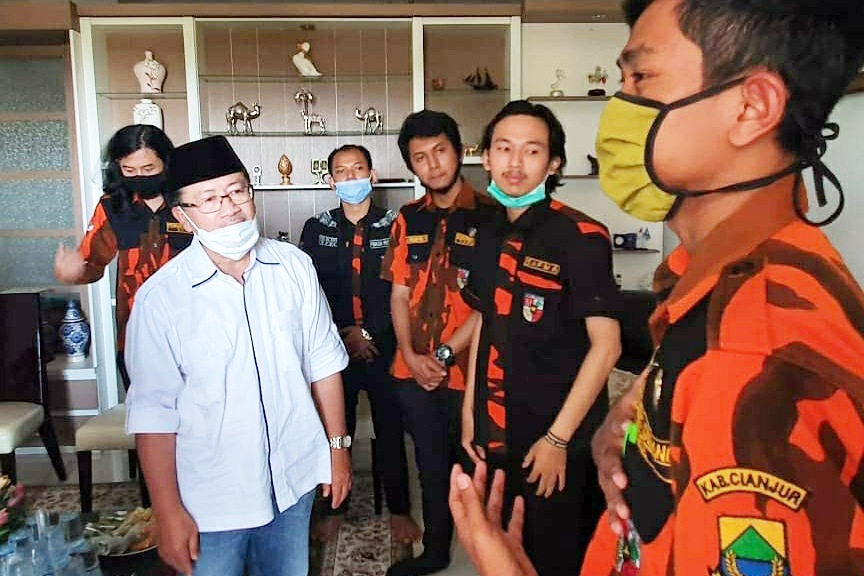  SAPMA Pemuda Pancasila Kabupaten Cianjur Doakan BHS Kembali Memimpin Cianjur
