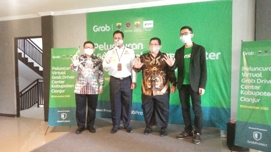  Grab Luncurkan Layanan ‘Virtual Grab Driver Centre’ Di Cianjur