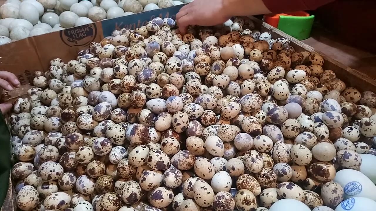  Harga Telor Puyuh di Pasar Tradisional Cianjur Mengalami Penurunan