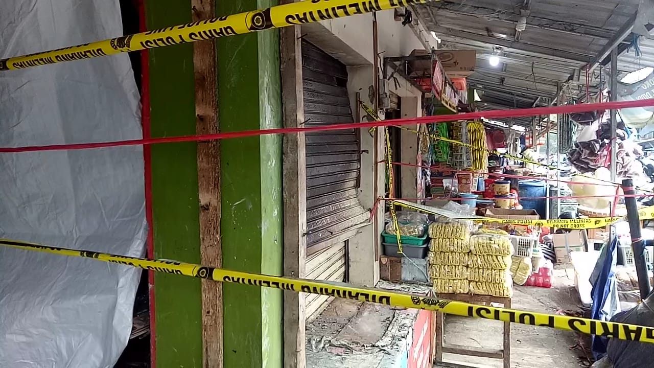  Pasca Terbakarnya Dua Kios Pasar Induk Cianjur, Ketua K3 Perketat Patroli