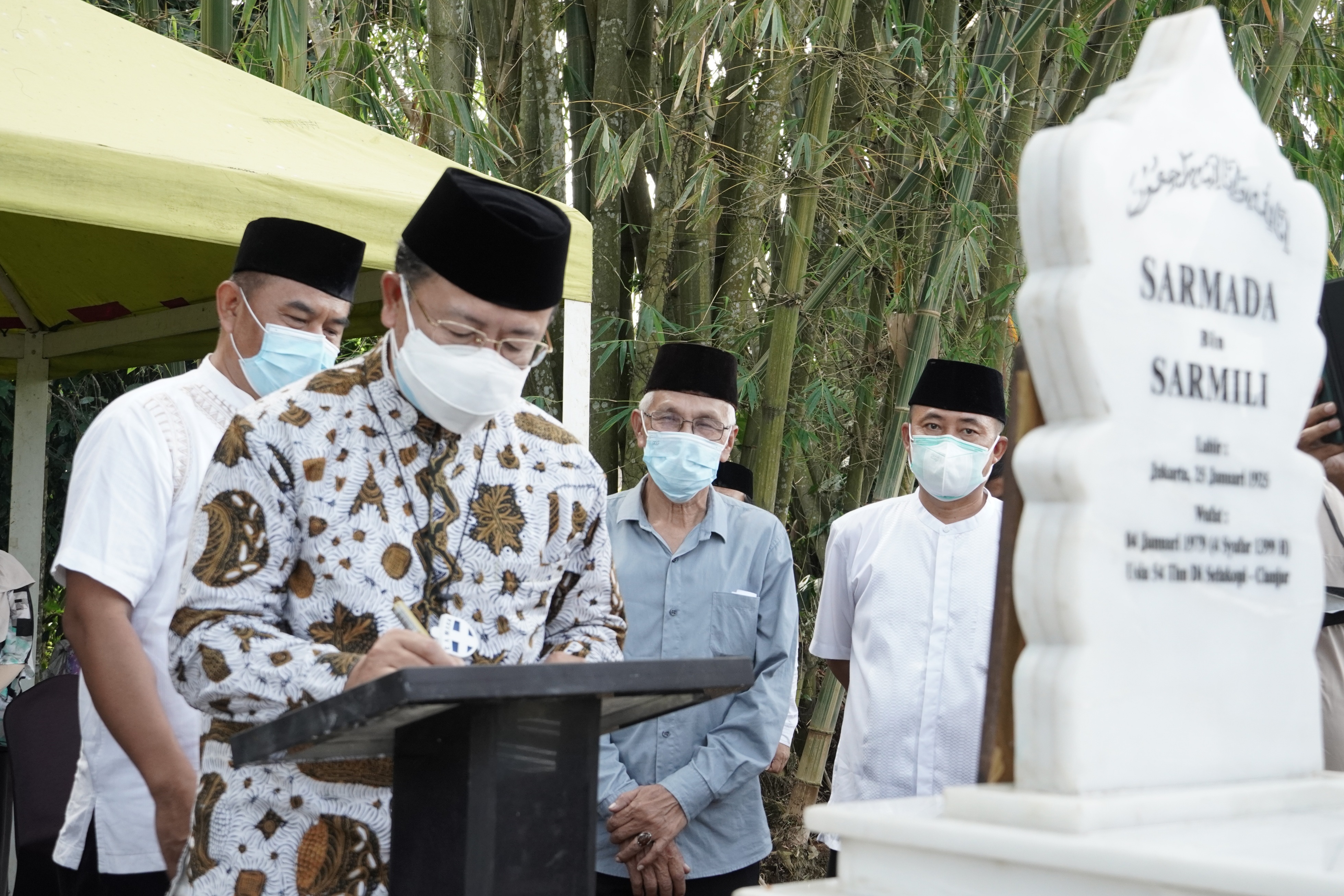  Hari Jadi Cianjur 344, Bupati Resmikan Pemugaran Makam Letkol Sarmada