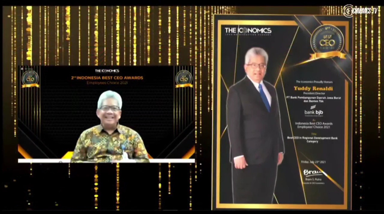  Dirut bank bjb Yuddy Renaldi Raih Penghargaan CEO Terbaik BPD di Indonesia