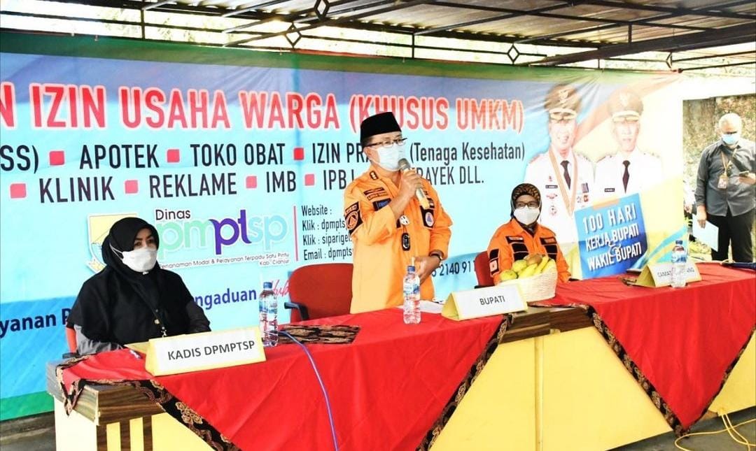  Bupati Berikan Izin Usaha Gratis untuk UMKM di Kabupaten Cianjur