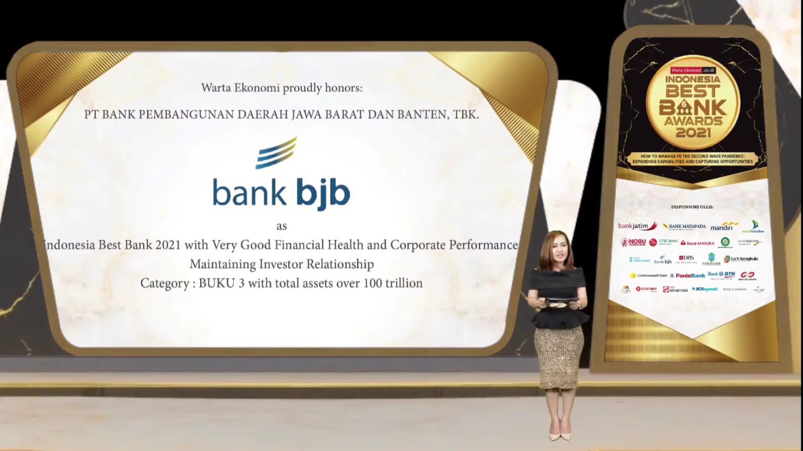  bank bjb Raih Penghargaan dari Warta Ekonomi Indonesia Best Bank 2021
