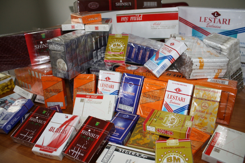  Praktik Penjualan Rokok Dengan Cukai Ilegal Masih Menyasar Warung Yang Berada di Wilayah Pinggiran Cianjur