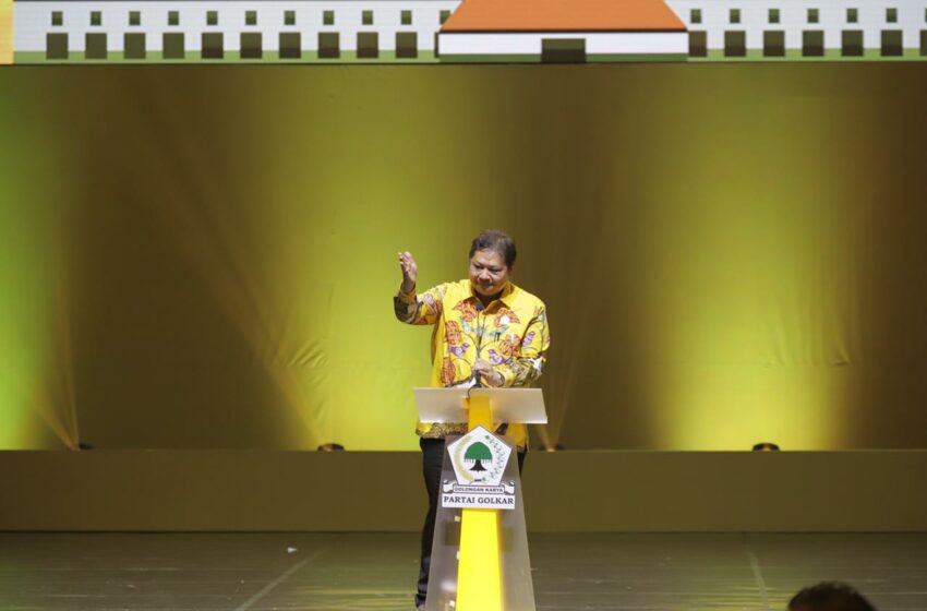  Airlangga Presiden Bergema dari Arena Pembukaan Rakerda Partai Golkar Jabar