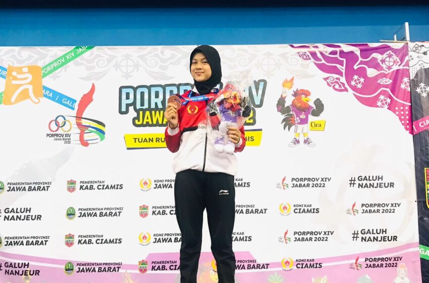  Cabor Tenis Meja Beregu Putri Cianjur Sumbangkan Medali Perunggu di Porprov 2022