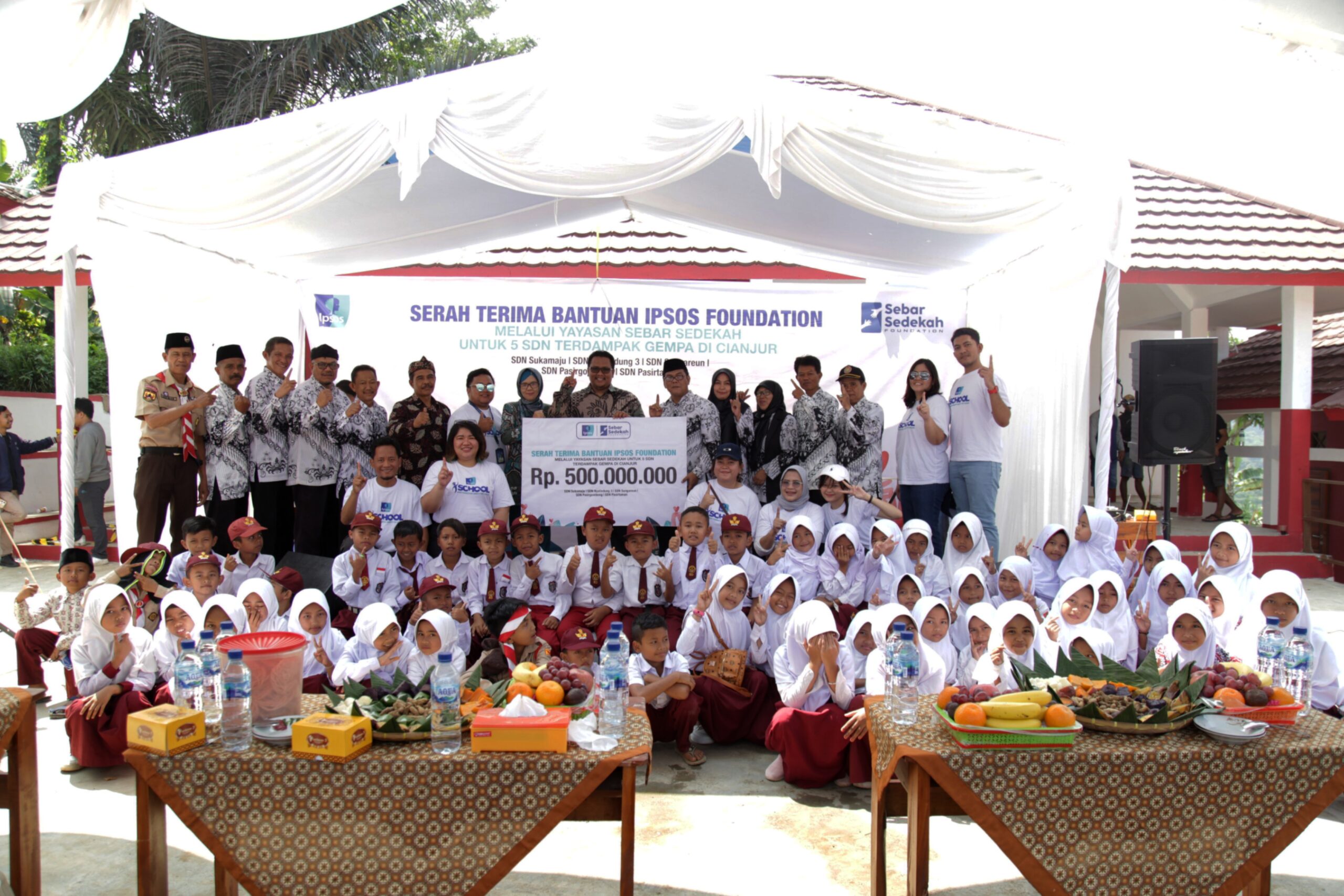  IPSOS Foundation Sumbang Rp 500.000.000 untuk  Sekolah Terdampak Gempa Bumi di Cianjur