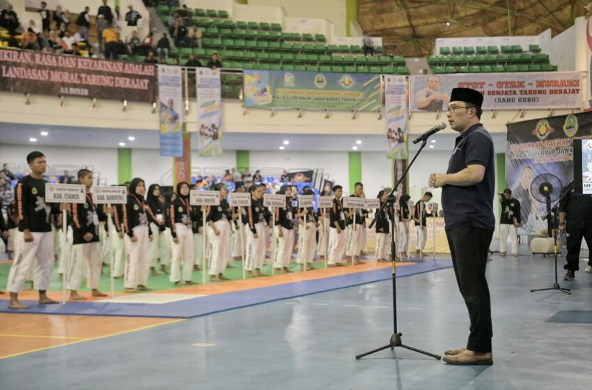 Gubernur Ridwan Kamil Buka Kejurda Tarung Derajat