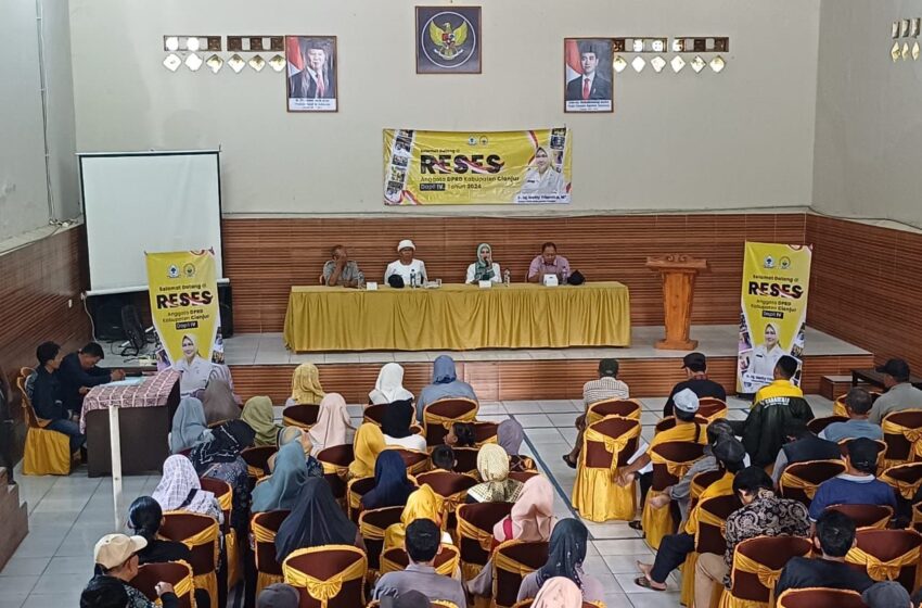  Ketua DPRD Cianjur Ir. H. Metty Triantika, MT Serap Aspirasi Warga di Dapil 4 Melalui Kegiatan Reses