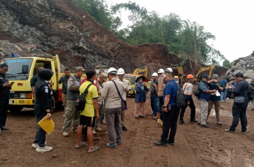  Tim Gabungan Tutup tambang Ilegal di Cianjur
