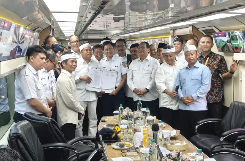  Jabar–KAI Sepakat Perkuat Transportasi Rel, Fokus Pengembangan Jalur Jakarta–Cianjur