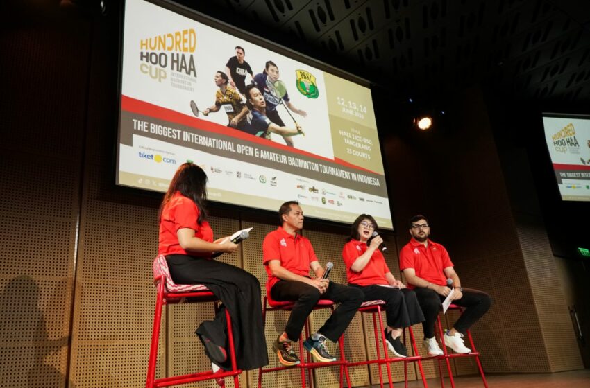  HUNDRED HOO HAA CUP 2026 siap digelar, hadirkan turnamen bulutangkis senior berskala internasional